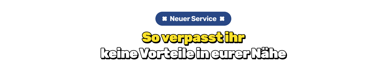 Get real-time alerts Never miss special offers near you!